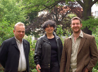 v.l.n.r. Thomas Benke, Myra van Campen-Bálint & Ulf Paulsen (Foto: Künstler)